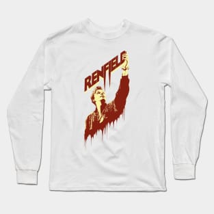 Renfield movie Nicholas Hoult graphic design ironpalette Long Sleeve T-Shirt